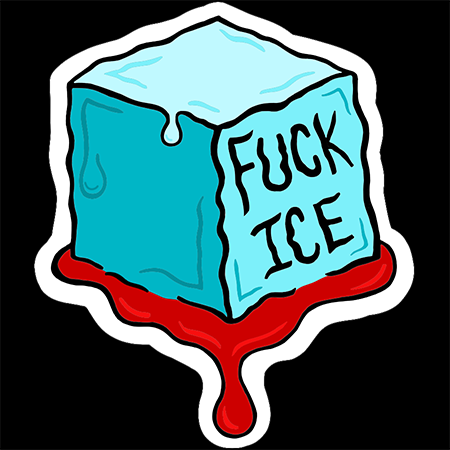 Fuck Ice Vinyl Sticker
