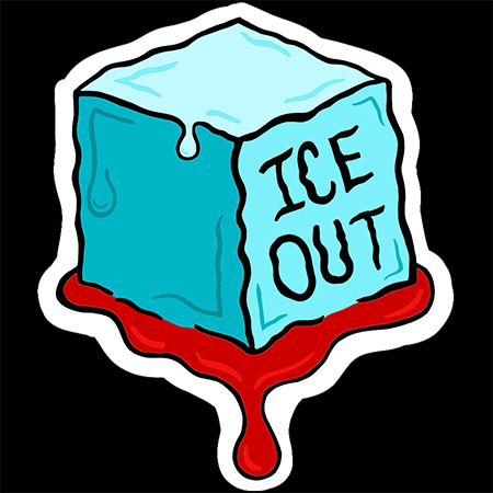 Ice Out Vinyl Sticker