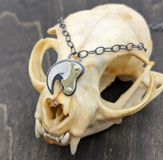 Riveted Cat Claw Necklace