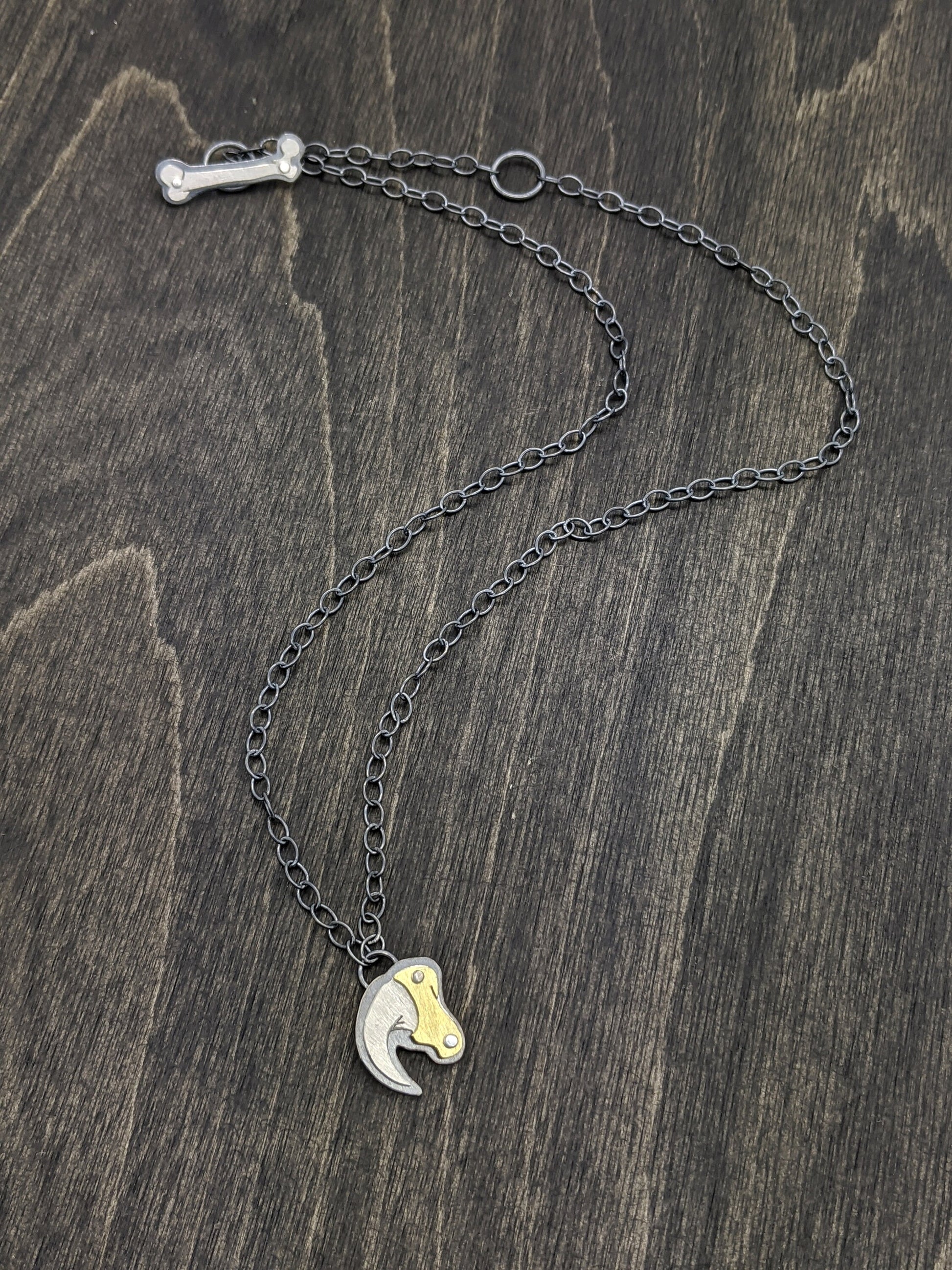 Riveted Cat Claw Necklace