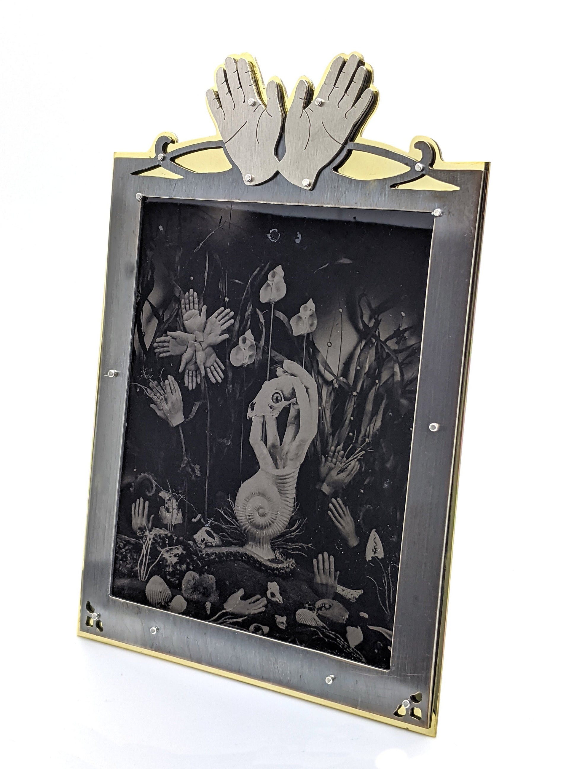 The Hermit Original First Edition Tintype in Handmade Frame