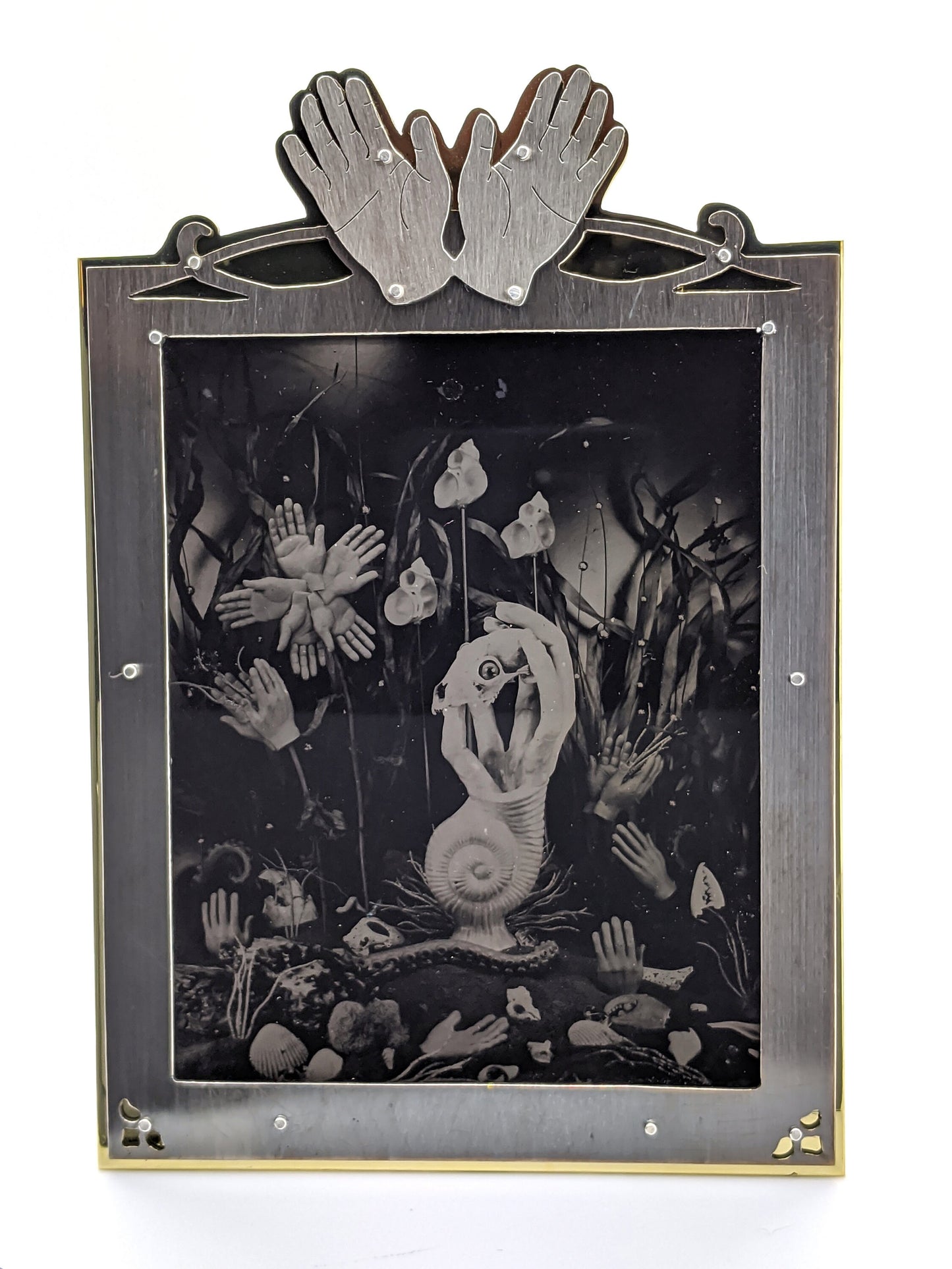 The Hermit Original First Edition Tintype in Handmade Frame